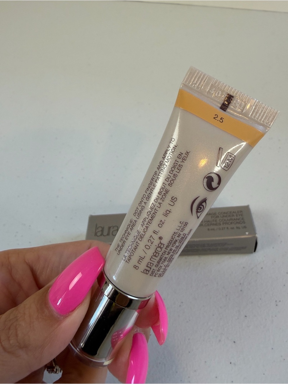 Laura Mercier High Coverage Concealer For Under Eye shade 2.5 8ml New in Box - Picture 2 of 3